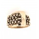 Pre Owned 9ct Mens Buckle Ring ZX649